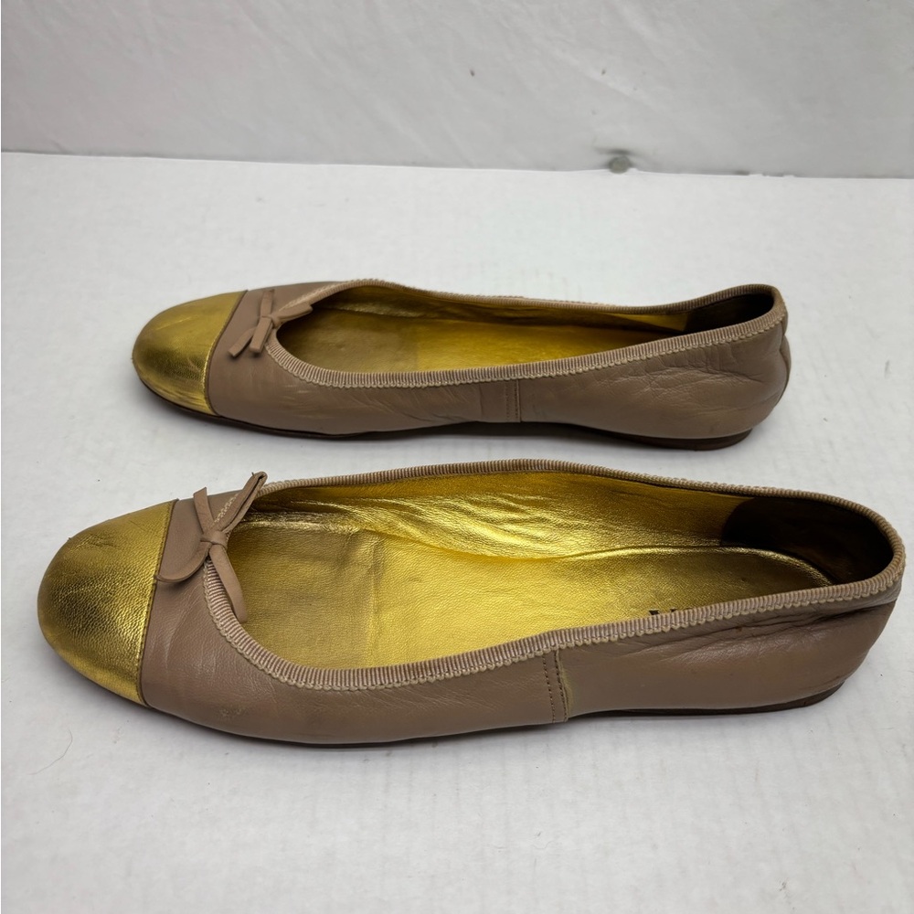 Prada Ballerina flats women SZ 37.5 - Picture 2 of 9